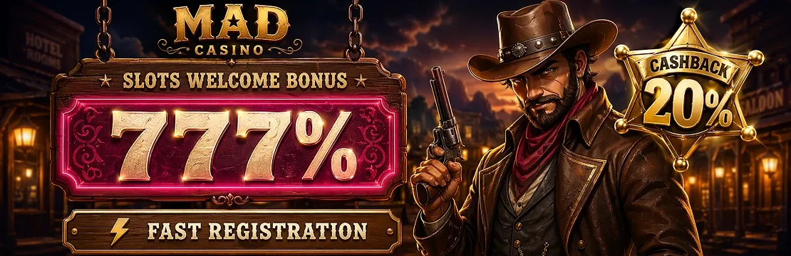 Welcome Bonus Mad Casino